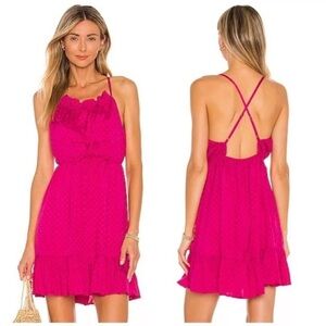Majorelle Elsa Mini Dress In Hot Pink Size M